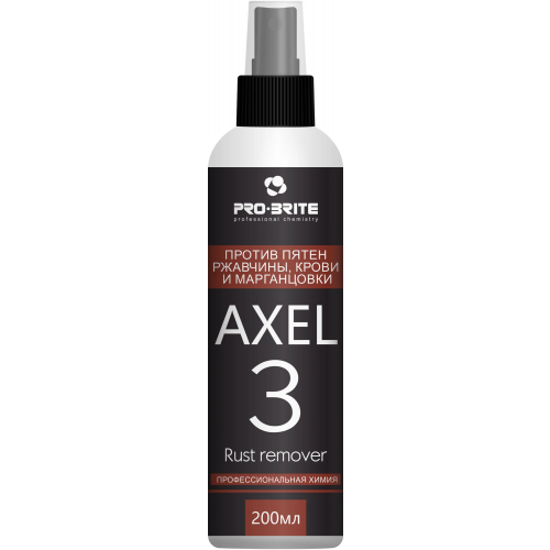 Средство против пятен ржавчины, марганцовки и крови Pro-Brite Axel 3 Rust Remover 200 мл