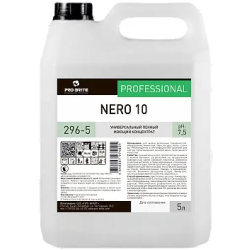 Универсальный пенный моющий концентрат Pro-Brite Nero 10 5 л