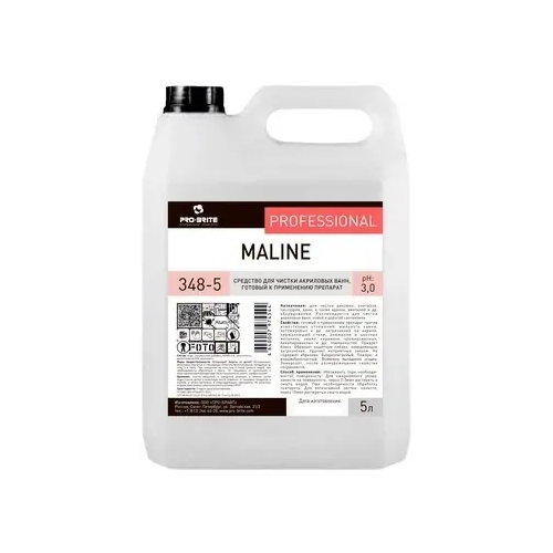 Средство для чистки акриловых ванн Pro-Brite Maline 5 л