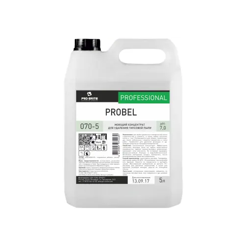Моющий концентрат для удаления гипсовой пыли Pro-Brite Probel 5 л