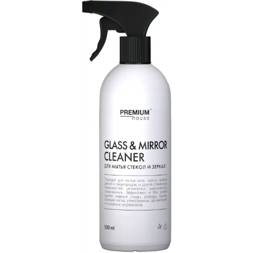 Средство для мытья стекол и зеркал Premium House Glass & Mirror Cleaner 500 мл
