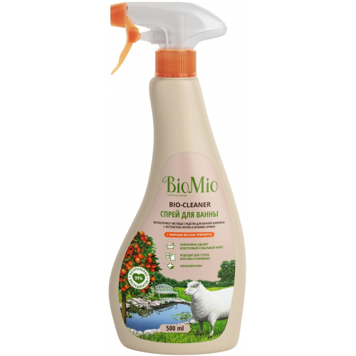 Спрей для ванны Biomio Bio Cleaner с Эфирным Маслом Грейпфрута 500 мл