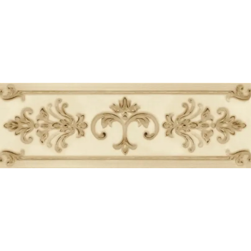 Коллекция Gracia Ceramica Visconti Visconti Beige Border 02 бордюр настенный 250 мм 85 мм 9 мм бежевый