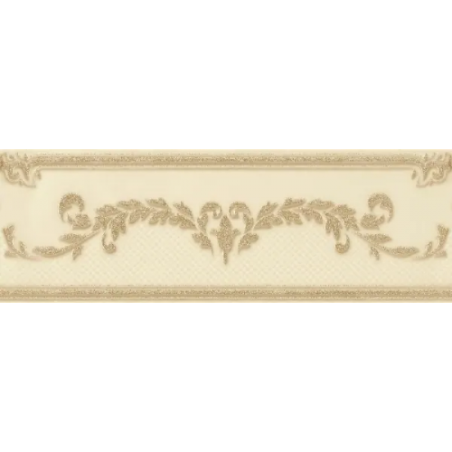Коллекция Gracia Ceramica Visconti Visconti Beige Border 03 бордюр настенный 250 мм 85 мм 9 мм бежевый