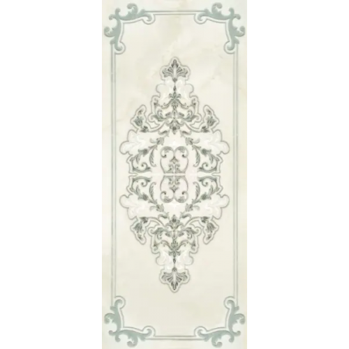Коллекция Gracia Ceramica Visconti Visconti Turquoise Decor 02 декор настенный 250*600 мм/10 мм бежевый/бирюзовый