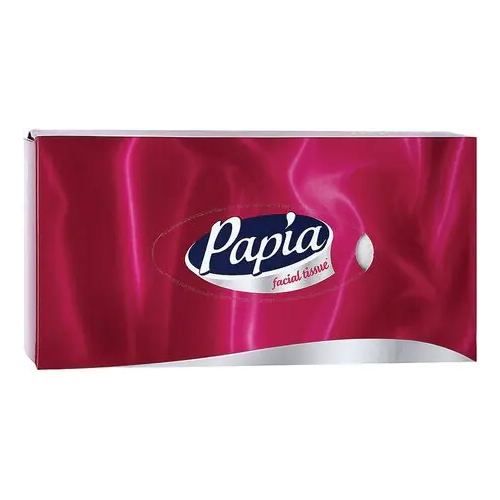 Салфетки бумажные для лица Papia 100 салфеток в пачке