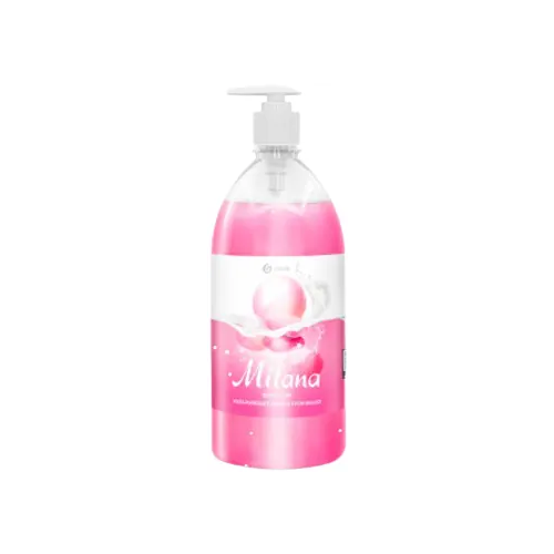 Крем мыло жидкое увлажняющее для рук Grass Milana Fruit Bubbles 1 л