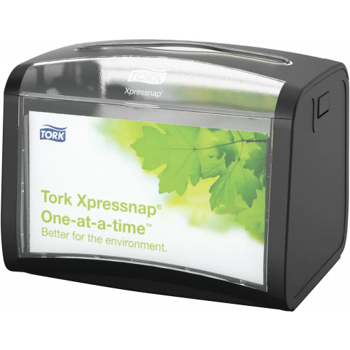 Диспенсер для салфеток настольный Tork Xpressnap Signature Line N4 307*191*145 мм серый