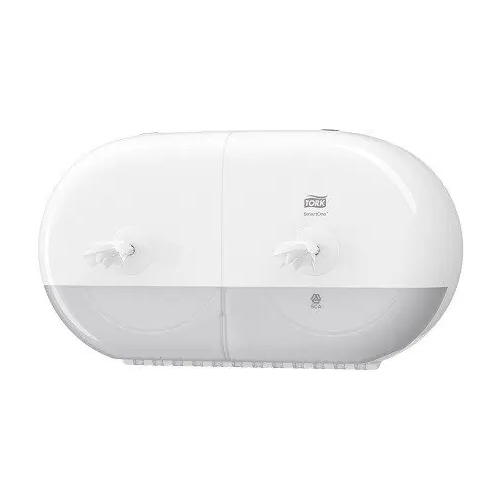 Двойной диспенсер для туалетной бумаги в мини рулонах Tork Smart One Elevation T9 белый