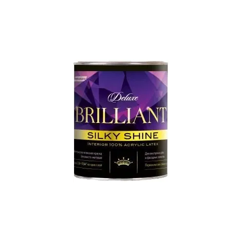 Интерьерная латексная краска шелковисто матовая Parade Deluxe Brilliant Silky Shine 900 мл белая