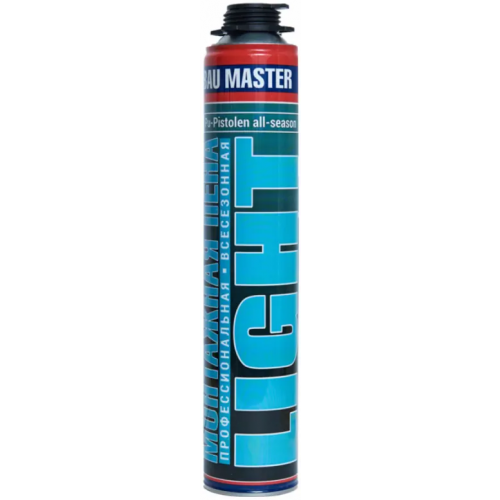 Монтажная пена профессиональная всесезонная Bau Master Light 500 мл