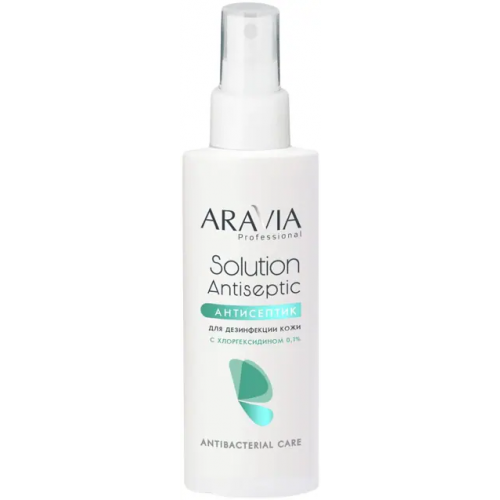 Антисептик для дезинфекции кожи с хлоргексидином 0.1% Аравия Professional Solution Antiseptic Antibacterial Care 150 мл