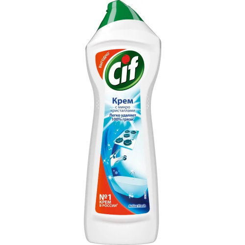 Крем с микро кристаллами Cif Active Fresh 750 мл
