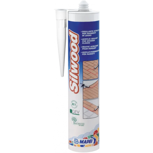 Акриловый герметик в водной дисперсии Mapei Silwood 310 мл светло коричневый P7