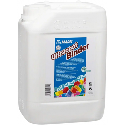 Вяжущее на водной основе для шпатлевания щелей и царапин Mapei Ultracoat Binder 5 л бесцветное