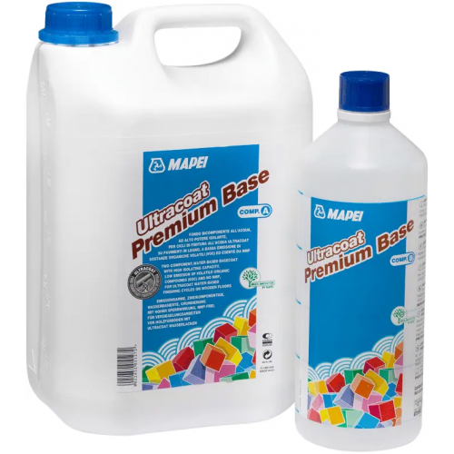 Двухкомпонентная грунтовка на водной основе Mapei Ultracoat Premium Base 6 л 1 канистра * 5 л + 1 бутылка * 1 л