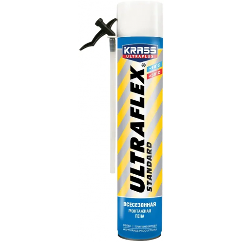 Всесезонная монтажная пена Krass Ultraplus Ultraflex Standard 650 мл