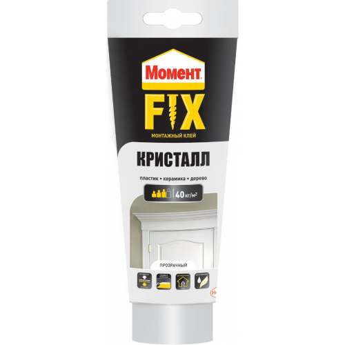 Универсальный монтажный клей Момент Fix Кристалл 185 г