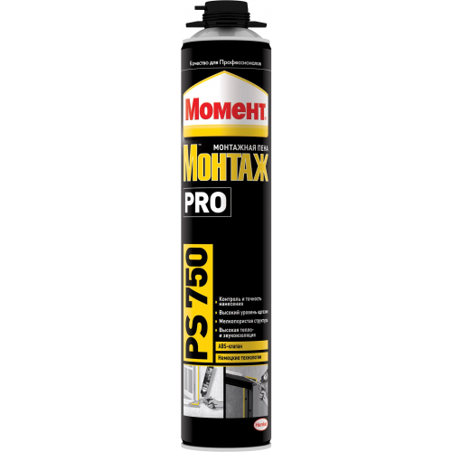 Монтажная пена Момент Монтаж Pro PS750 750 мл