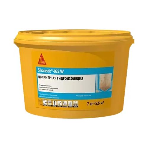 Однокомпонентная гидроизоляция Sika lastic 022 W 7 кг