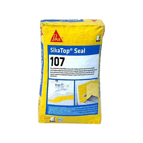 Гидроизоляционный и выравнивающий раствор Sika top Seal 107 10 кг 1 ведро * 8 кг + 1 канистра * 2 кг