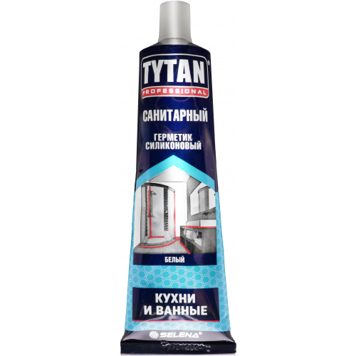 Силикон санитарный Титан Professional Кухня/Ванная 85 мл белый