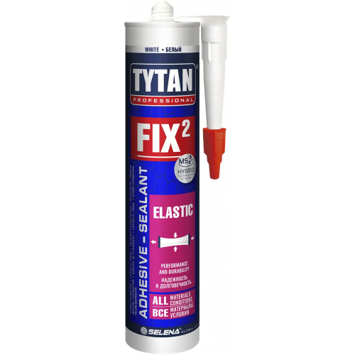 Клей герметик универсальный Титан Professional Fix2 Elastic 290 мл