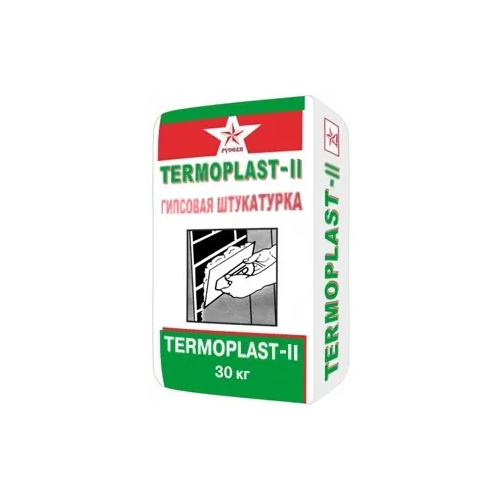 Теплоизолирующая гипсовая штукатурка Русеан Termoplast 2 30 кг