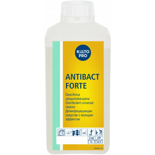 Дезинфицирующее средство с моющим эффектом Kiilto Pro Antibact Forte 1 л