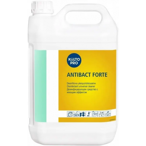 Дезинфицирующее средство с моющим эффектом Kiilto Pro Antibact Forte 5 л