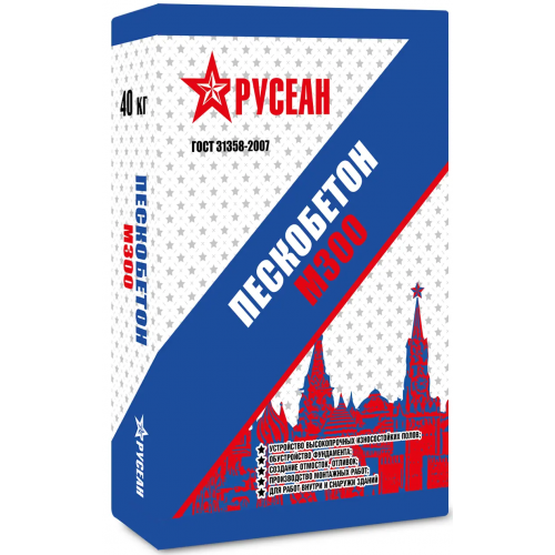 Пескобетон Русеан М 300 40 кг