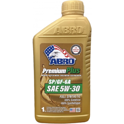Масло моторное синтетическое Abro Premium Plus SP/GF 6A SAE 5W 30 1 л