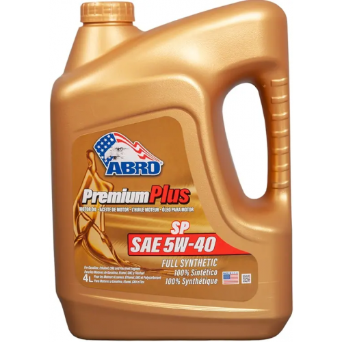 Масло моторное синтетическое Abro Premium Plus SP SAE 5W 40 4 л