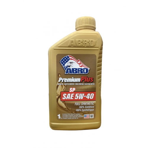 Масло моторное синтетическое Abro Premium Plus SP SAE 5W 40 1 л