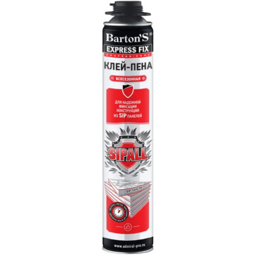 Клей пена Barton's Bartons Express Fix Professional Sipall 880 мл