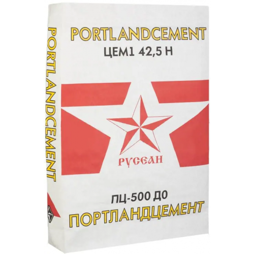 Портландцемент Русеан ПЦ 500 Д0 ЦЕМ I 42.5H 40 кг
