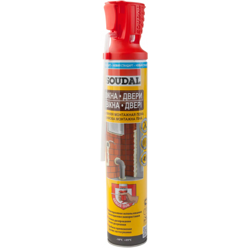 Монтажная пена Soudal Окна Двери Genius Gun 750 мл зимняя