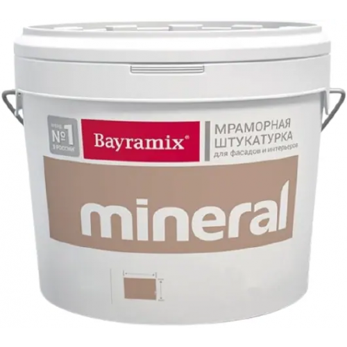 Мраморная штукатурка Bayramix Mineral 15 кг №453