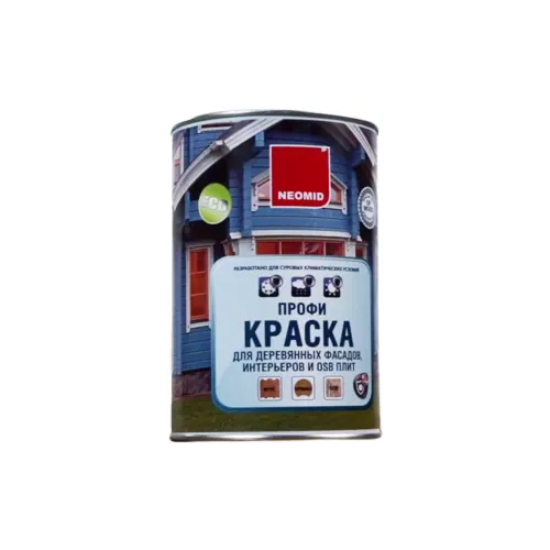 Фасадная краска для древесины Неомид Exterior Wood Paint 900 мл крем брюле