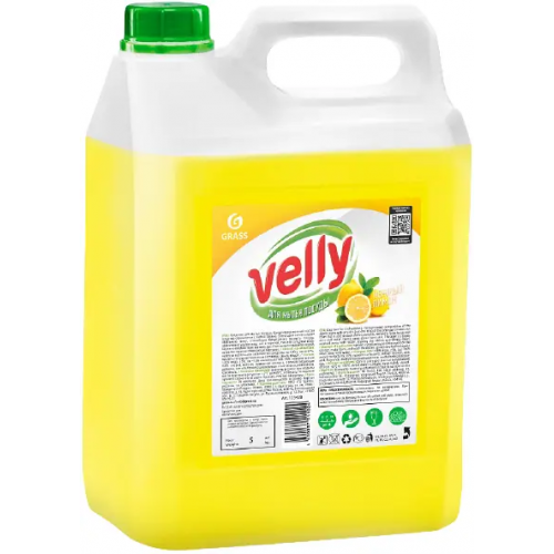 Средство для мытья посуды Grass Velly Нежный Лимон 5 кг