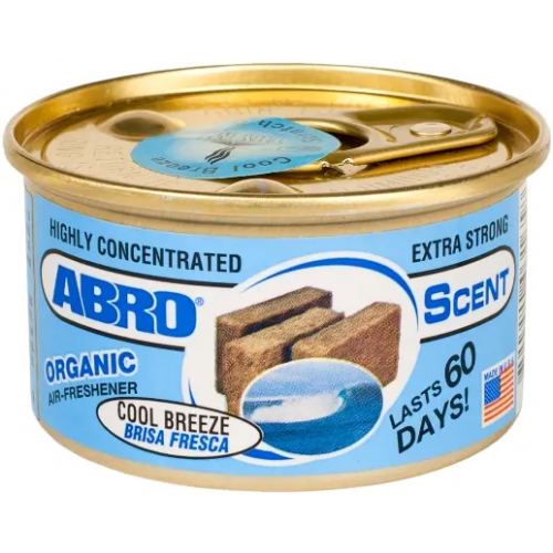 Освежитель воздуха для автомобиля Abro Scent Organic Air Freshener 42 г легкий бриз