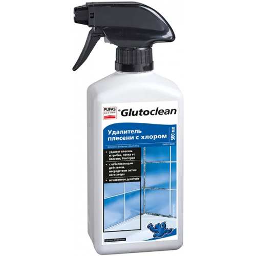 Удалитель плесени с хлором Пуфас Glutoclean Schimmel Entferner Chlorhaltig 500 мл