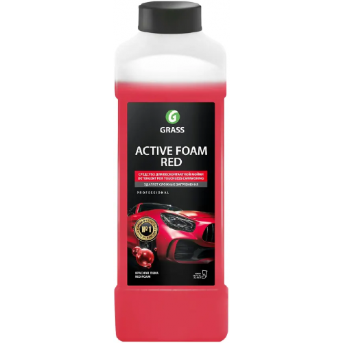 Средство для бесконтактной мойки автомобиля Grass Professional Active Foam Red 1 л
