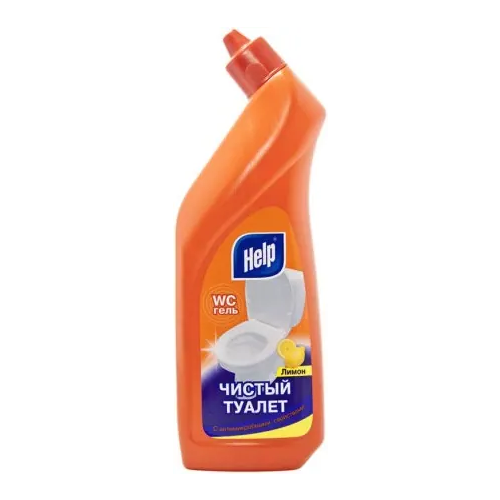 Чистящий гель Help WC Gel Чистый Туалет Лимон 750 мл