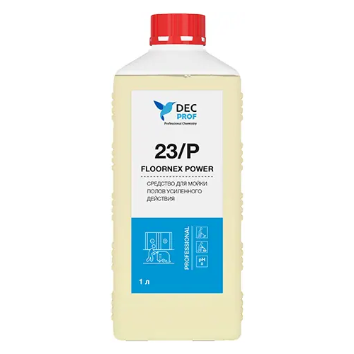 Средство для мойки полов усиленного действия DEC Prof 23/P Floornex Power 1 л