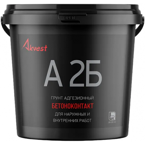 Грунт адгезионный Аквест Бетон контакт A 2Б 6.8 кг