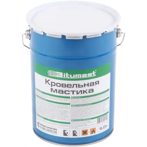 Мастика гидроизоляционная Bitumast 5 л