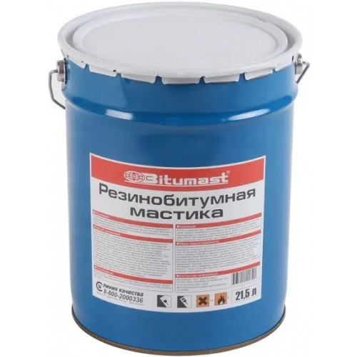 Мастика резинобитумная Bitumast 21.5 л