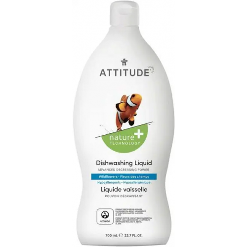 Средство для мытья посуды Attitude Dishwashing Liquid Wildflowers 700 мл