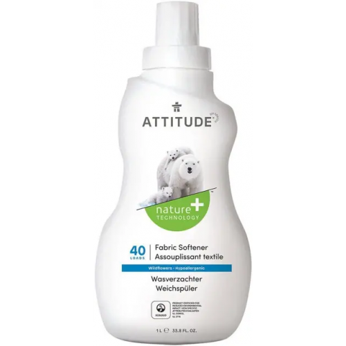 Смягчитель кондиционер для стирки Attitude Fabric Softener Wildflowers 1 л